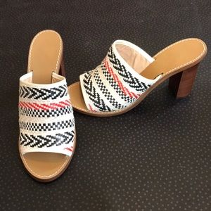Sz 8 Tribal Woven J. Crew Heels
